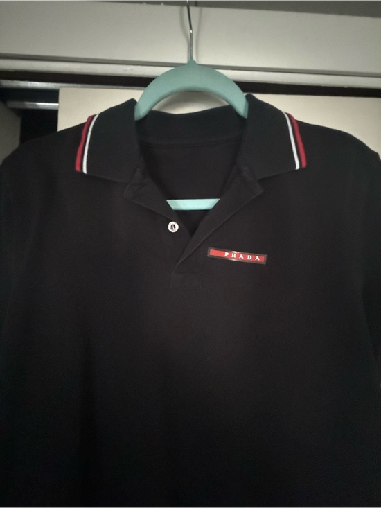 Prada Other - Prada Black Polo with Red and White Trim